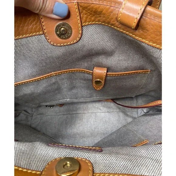 Dooney & Bourke Leather Convertible Shopper in Desert - Picture 12 of 14